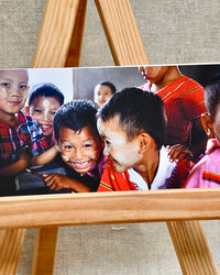 8 cartes de vœux Enfants du Mékong