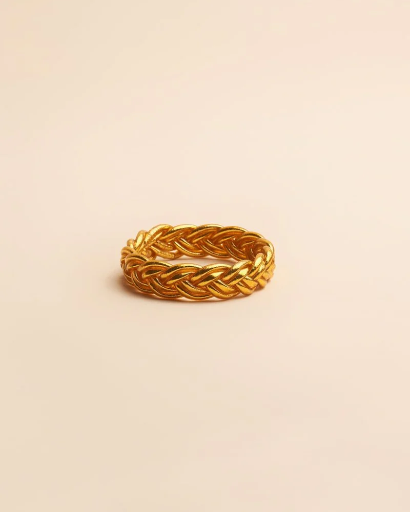 Bracelet kumali - jonc double tresse